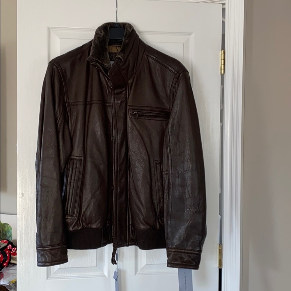 Marc New York Andrew Marc leather bomber